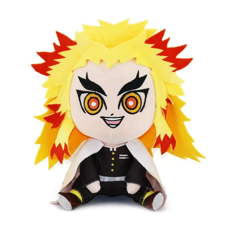 Demon Slayer 20cm Plush Toys Tanjirou Anime Figure Nezuko Plushie Zenitsu Inosuke Doll Stuffed Toy Cosplay for Holiday Gifts
