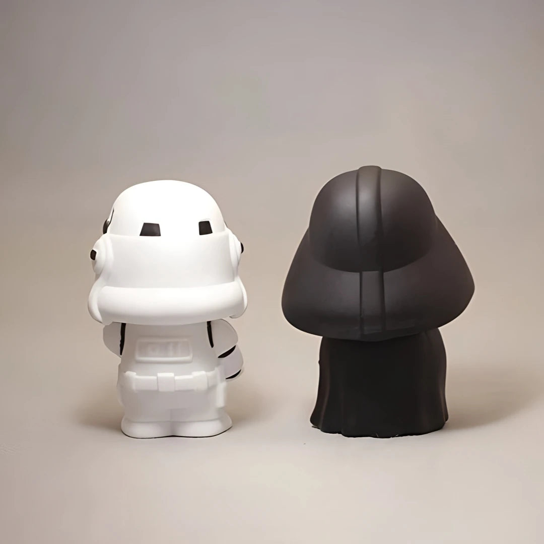 Star Wars Movie 10cm Dark Trooper Black Soldier Stormtropper Anime Action Figure Mini Toys Model For Children Gift