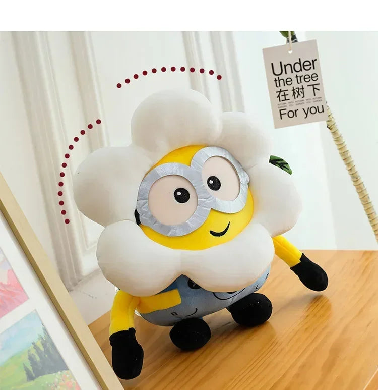 Movie Minions Plush Bob+Tim Series Bob Holding Tim Bear Doll High Quality Cute Animal Toys Christmas Gifts