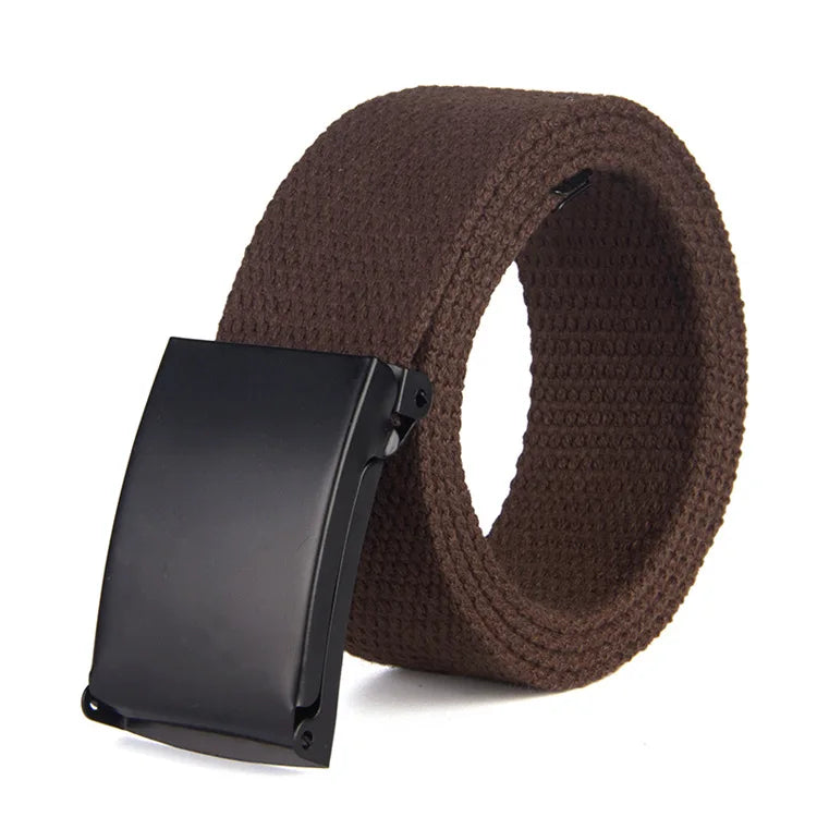 Metal Buckle Canvas Belt