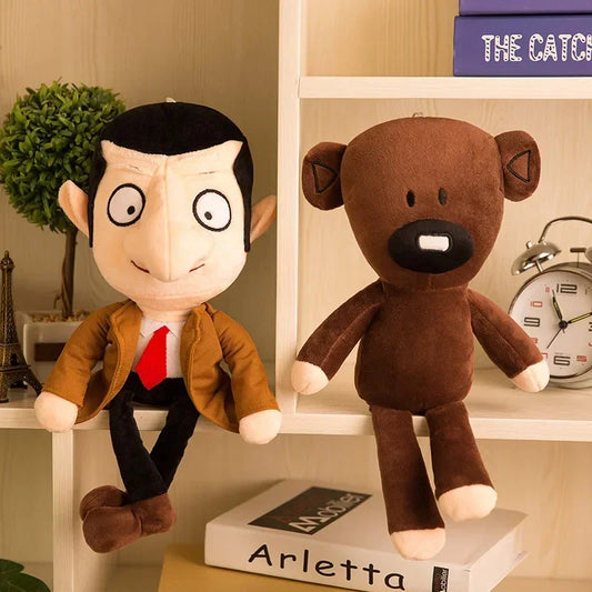 Mr Bean Teddy Bear Plush Toy Comedy Cartoon Movie Figure Cute Animal Baby Stuffed Doll Mini Pillow Decor Soft Children Gifts