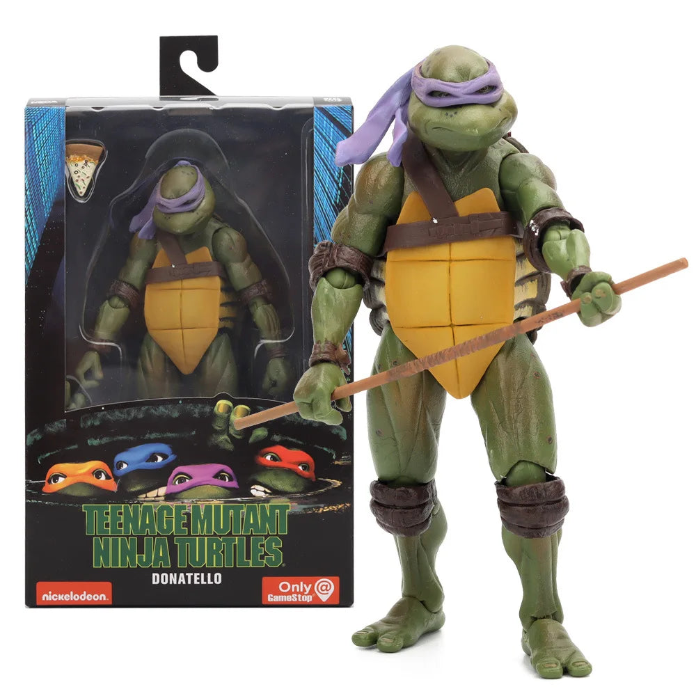 Teenage Mutant Ninja Turtles TMNT Leonardo Raphael Donatello Action Figure Model Turtle Ninja Movie Anime KidsToy Doll Gift