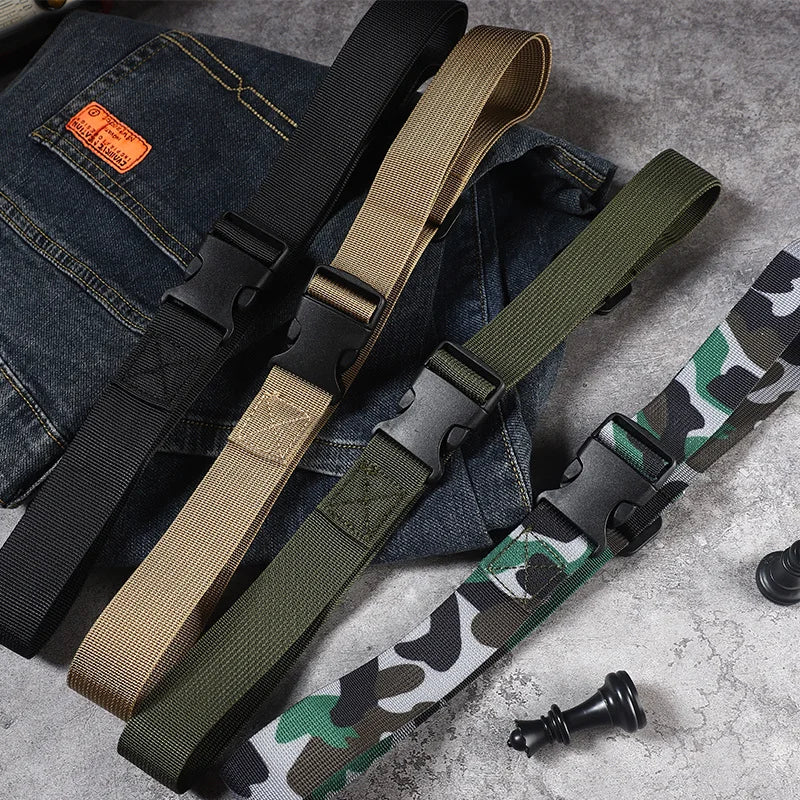 canvas buckle Camo belt