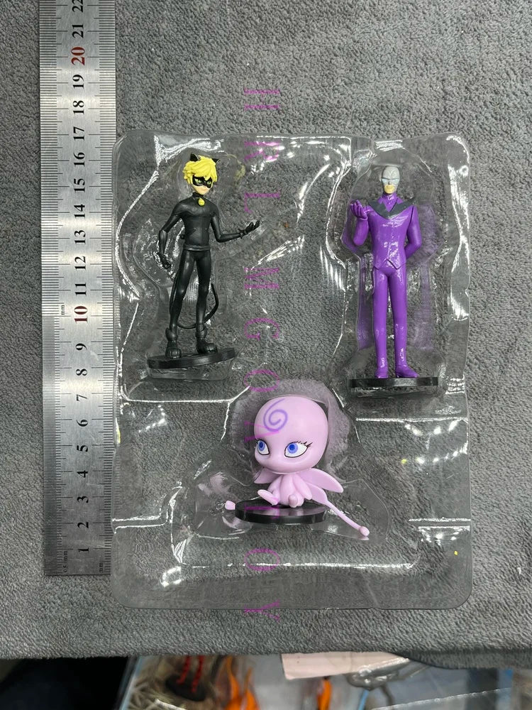 Miraculous: Tales of Ladybug and Cat Noir  Movie Cartoon Anime Characters Red Girl Black Cat Multiple Pets Elf Dolls Children's Gift Toys