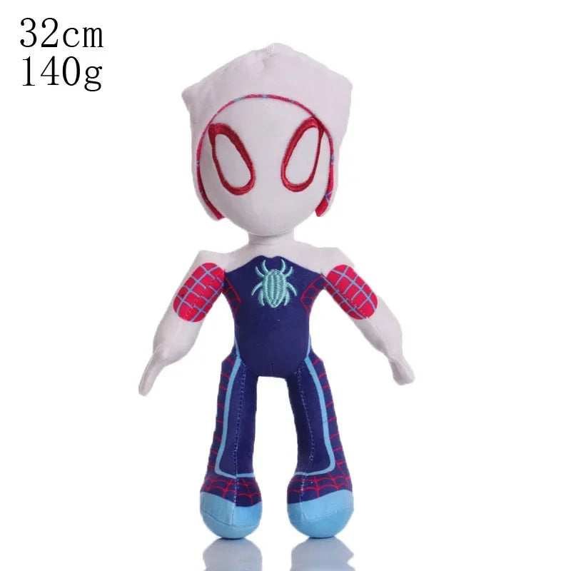 Marvel Movie The Avengers Anime Cartoon Figure 30cm Spider Man Fills Plush Toys Kawaii Cute Stuffed Dolls Child Christmas Gifts