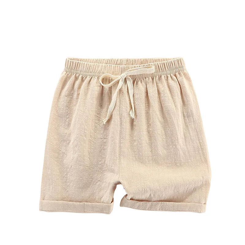 Girl's Linen Cotton Shorts