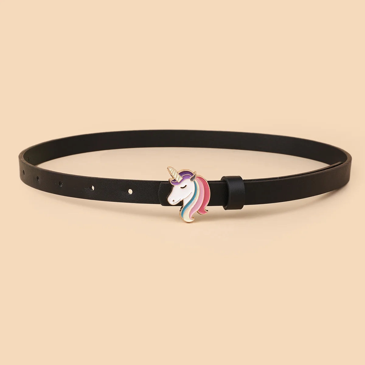 Unicorn Pony Thin Buckle Belt