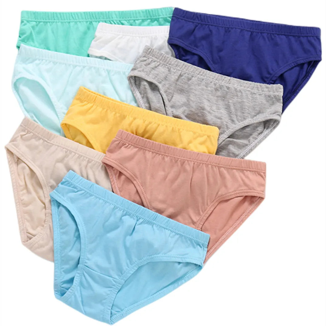 Girl's Soft Cotton Briefs 6pcs