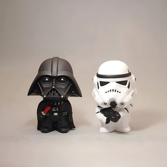 Star Wars Movie 10cm Dark Trooper Black Soldier Stormtropper Anime Action Figure Mini Toys Model For Children Gift
