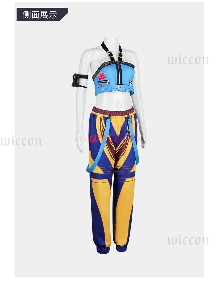 KPOP Huntrix Rumi Mira Zoey Cosplay Costume New Uniform Top Skirt Demon Hunters Superstar Girl Women Set Halloween Carnival