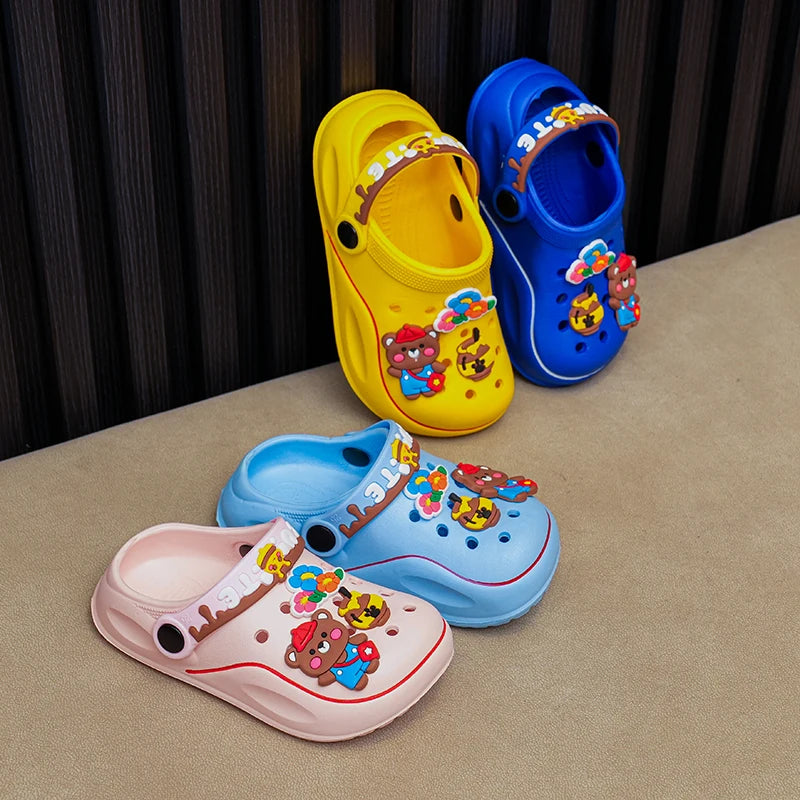 Versatile Kid's Clogs with Cartoon Charms