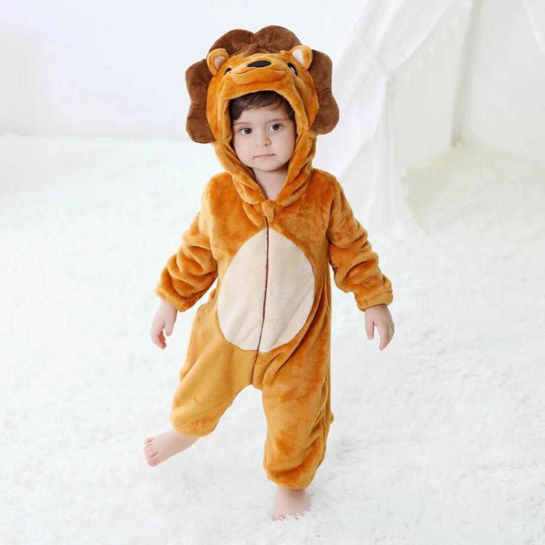 Newborn Animal Themed Jumpsuit