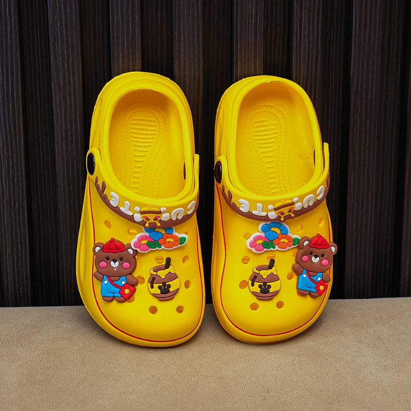 Versatile Kid's Clogs with Cartoon Charms