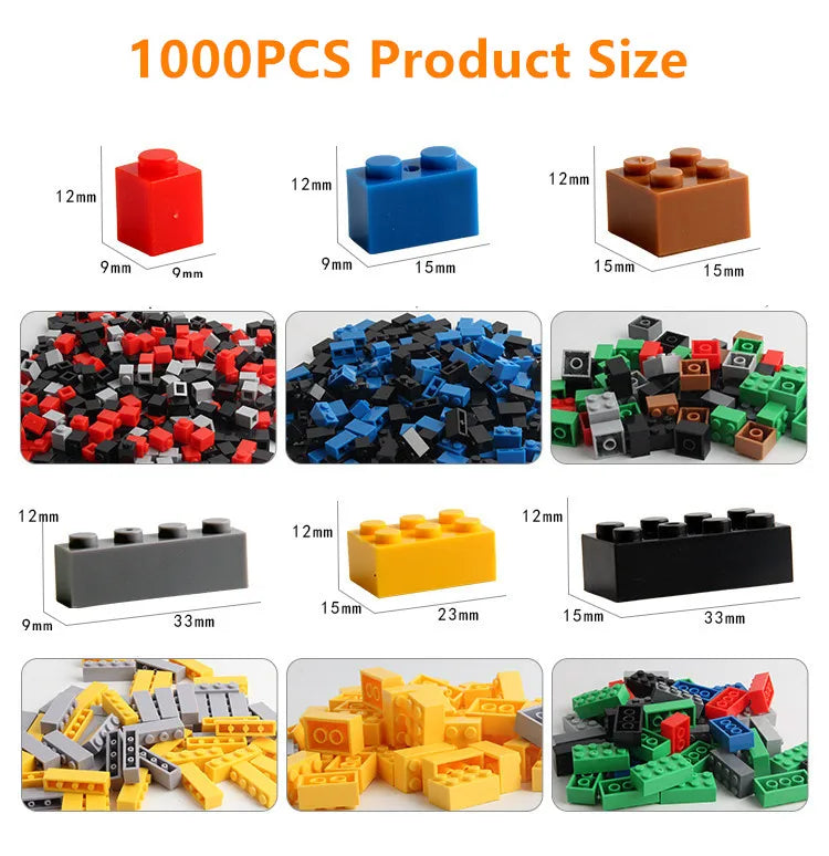 DIY creative building blocks bulk set