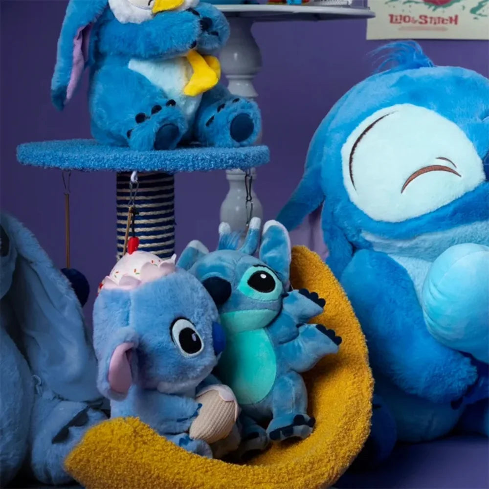 DISNEY Movie Stitch Stuffed Plush Toys Cute 22cm Four Hands 626 Stitch Plush Dolls Stuffed Toys Gifts for Kids Home Decor