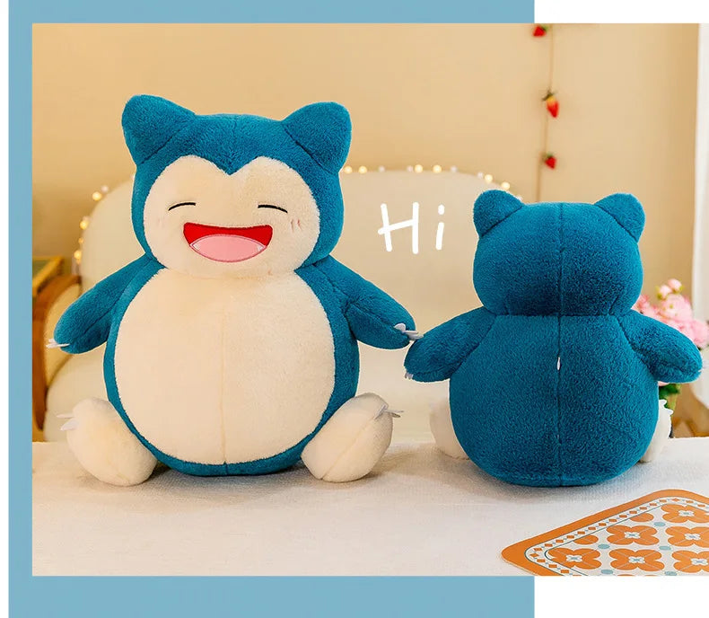 Pokemon Cartoon Snorlax 35cm Plush Toy Anime Movie Pocket Monster New Rare Soft Stuffed Animal Doll For Xmas Gift
