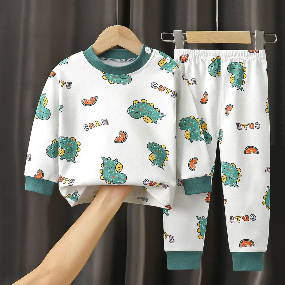 Children's Soft Comfort Cartoon Pajamas Sets
