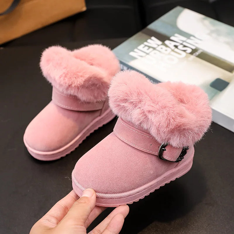 Kids Plush Snow Boots