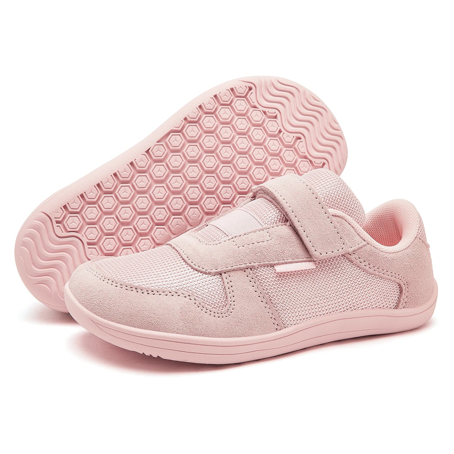 Artificial Leather Mesh Lightweight Velcro Kids Shoes