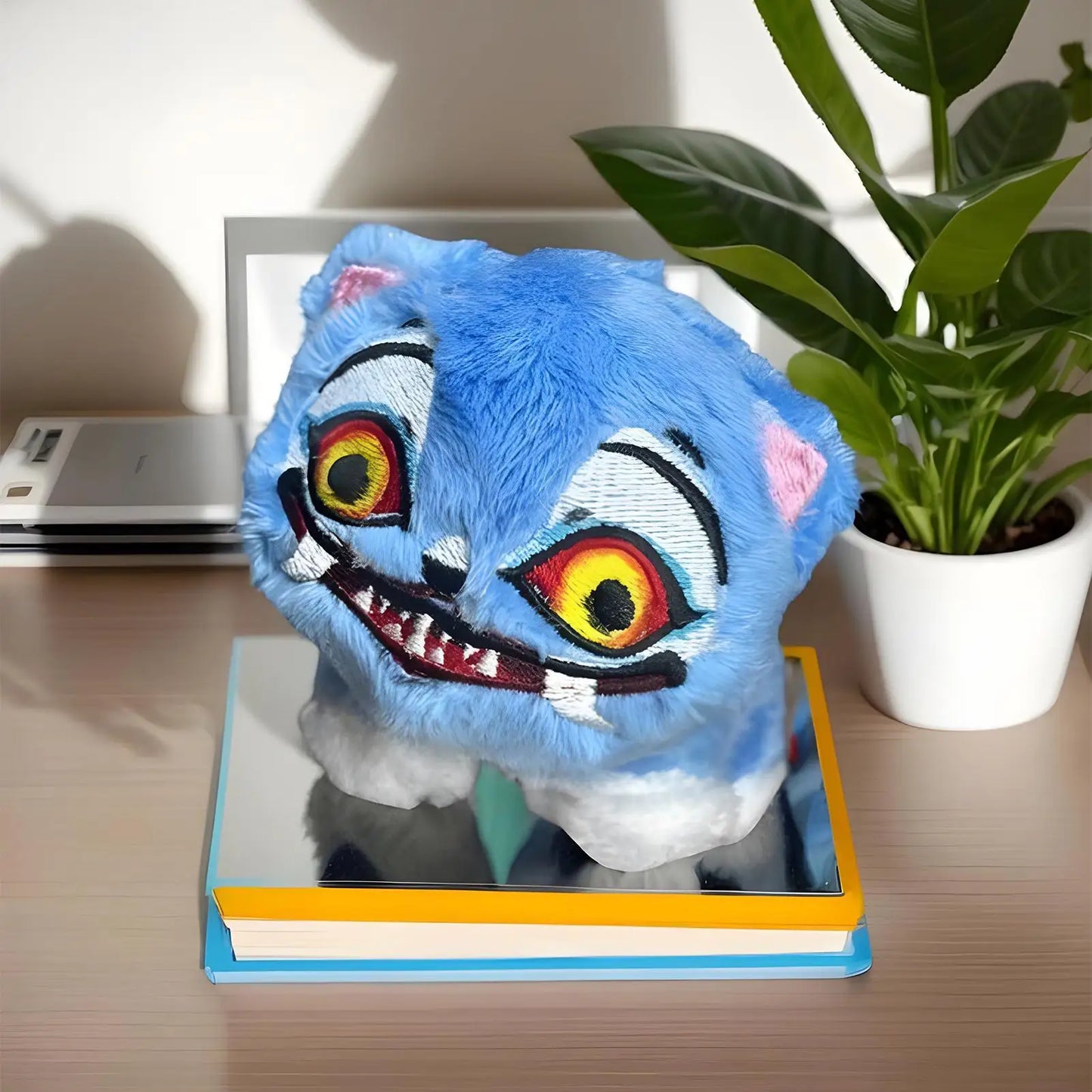 KPOP  DevilHunter Plush Doll Movie Character Plush Cartoon Plush Character Toy Black and White Bird Plush Toy Doll