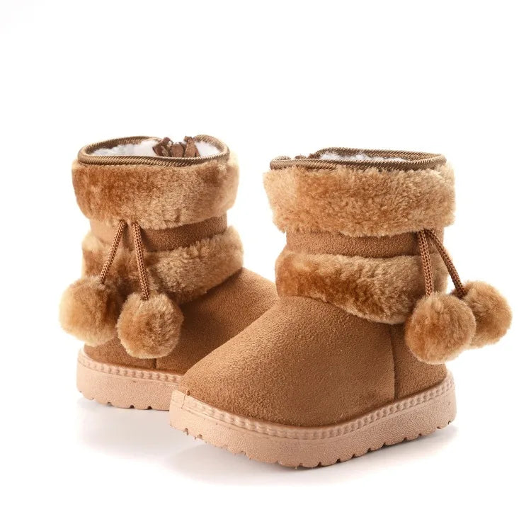 Girl's Comfortable Thick Warm Snow Boots