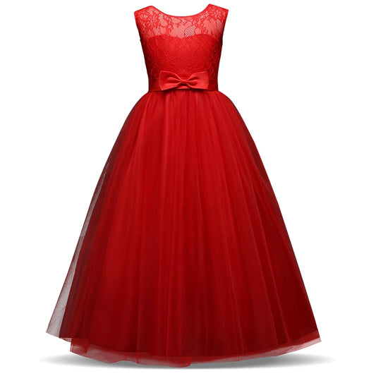 Long Bridesmaid Kid's Dresses