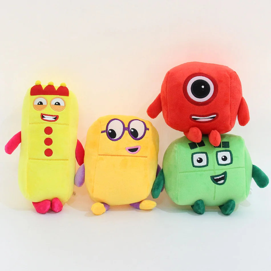 Anime Numberblocks Plush 14-18cm Doll Toys Educational Stuffed Movie Anime Kids Early Childhood Birthday Christmas Gift Hot