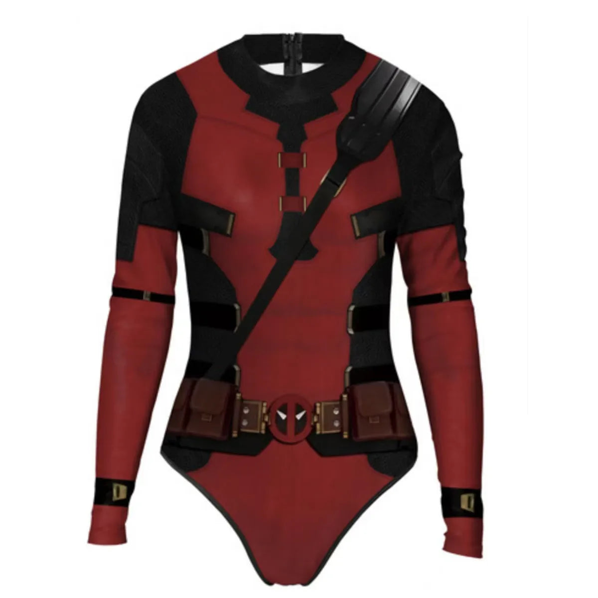 2024 New Superhero Bodysuit for Women Men Spiderman Iron Man Cosplay 3D Print Long Sleeve Swimsuit Adult Carnival Costume