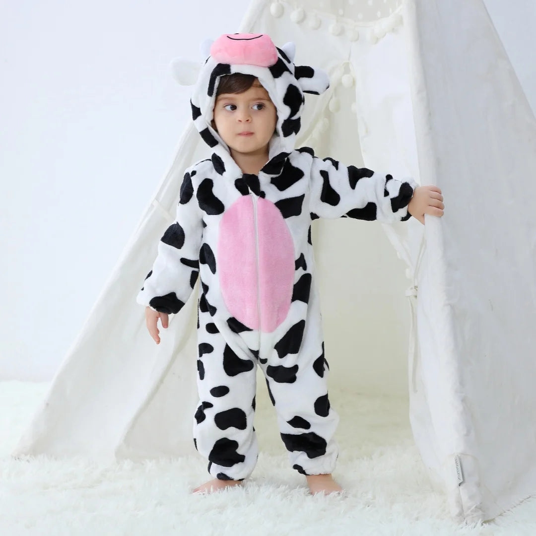 Newborn Animal Themed Jumpsuit