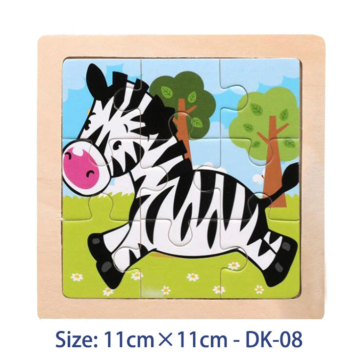 Montessori Educational Wooden Jigsaw Puzzles