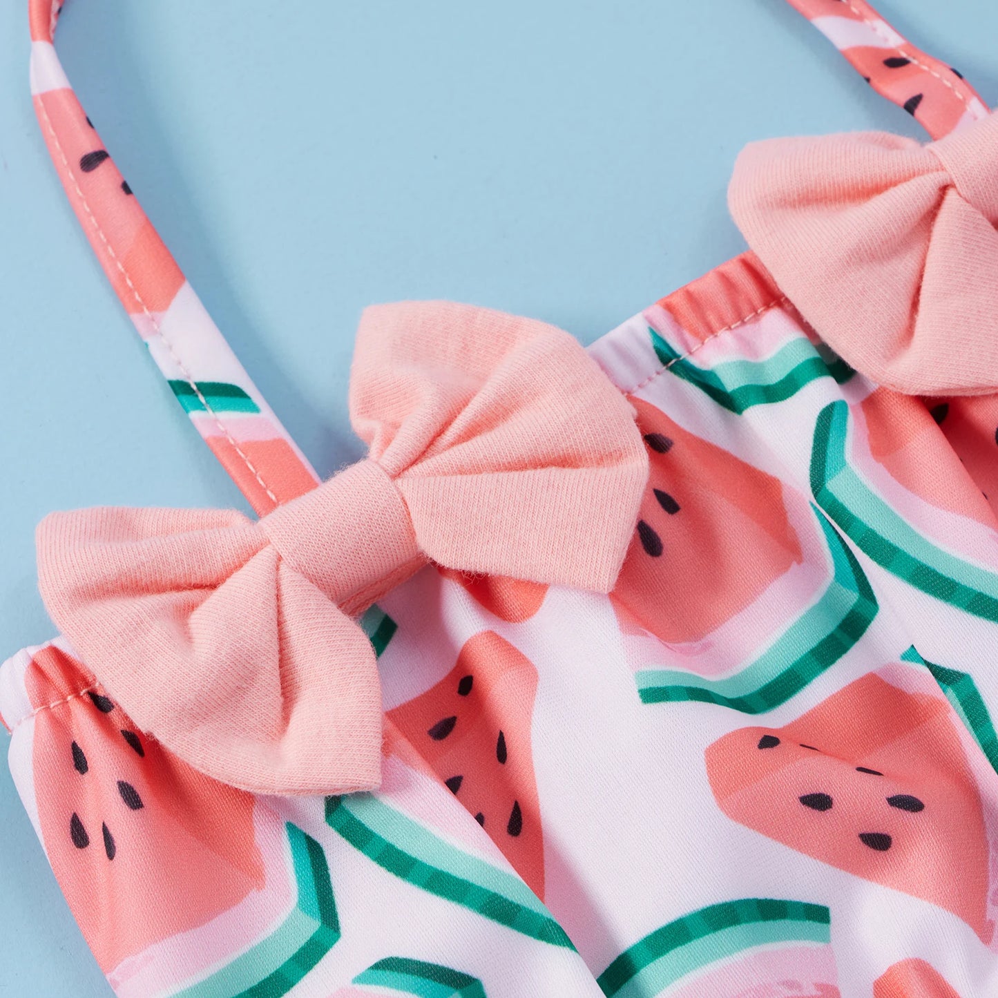 Toddler Girl Watermelon Print Swimsuit