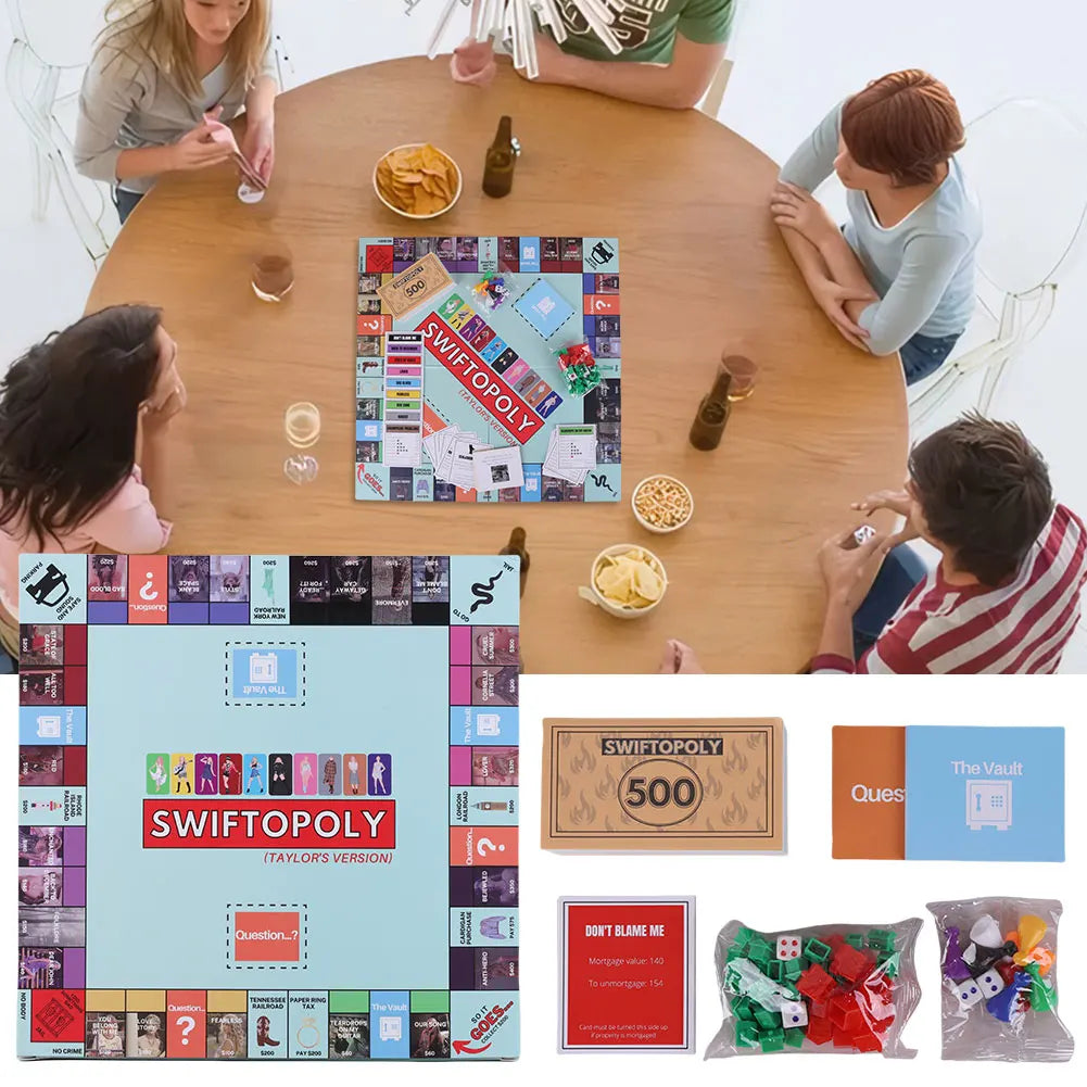 SWIFTOPOLY Monopoly Board Game For Kids