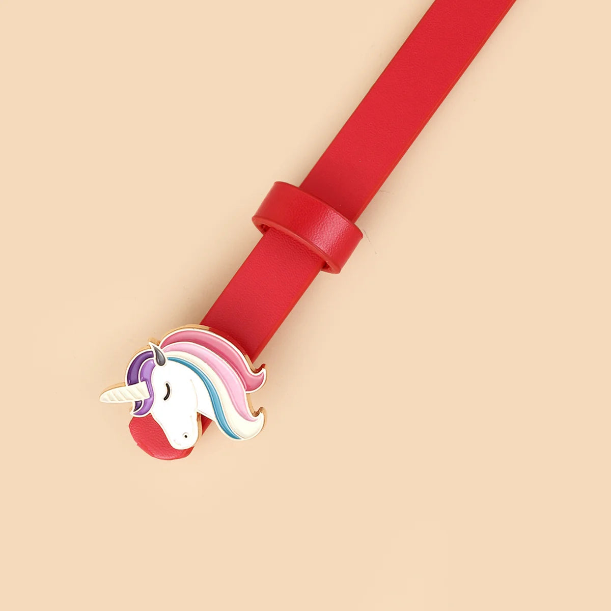 Unicorn Pony Thin Buckle Belt