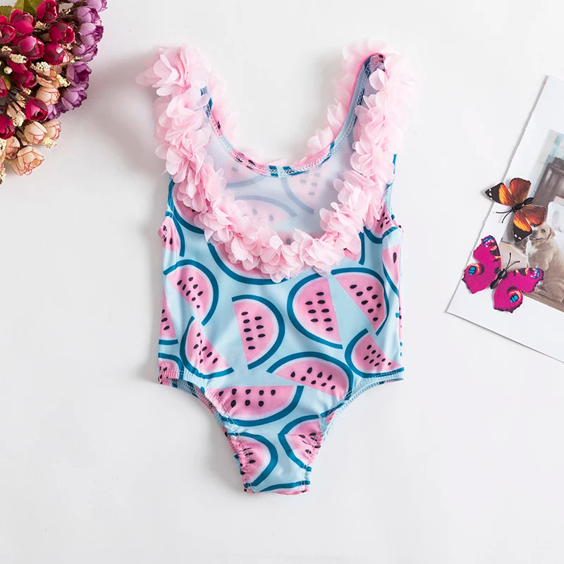 Floral Toddler Sunbeach Swimsuits