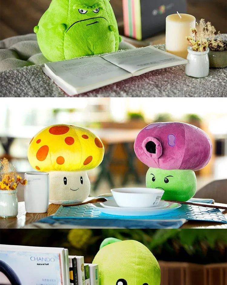 Plants vs Zombies   Sunflower Peashooter Coconut Plush Doll Toy Pillow Toy Figures  Soft Large Zombie Pillow Kid Christmas Gifts