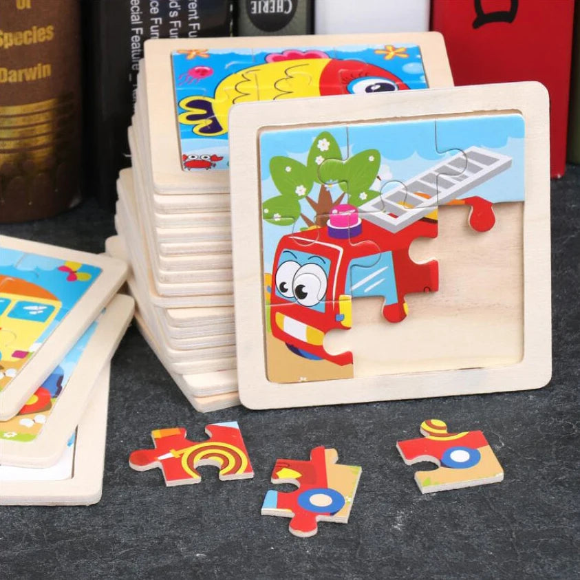 Montessori Educational Wooden Jigsaw Puzzles