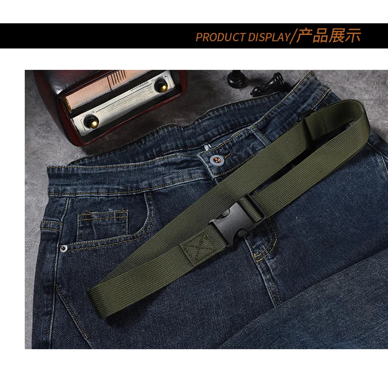 canvas buckle Camo belt