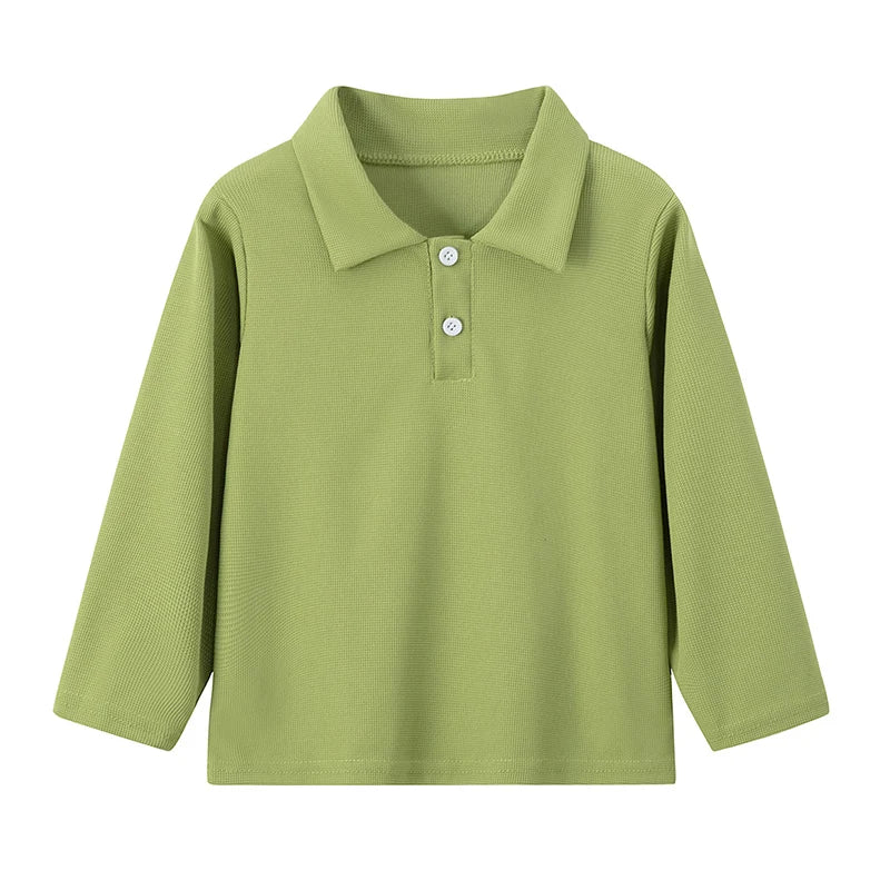 Comfortable Solid Color POLO  T-shirt