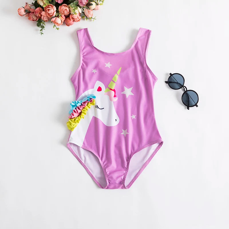 Floral Toddler Sunbeach Swimsuits