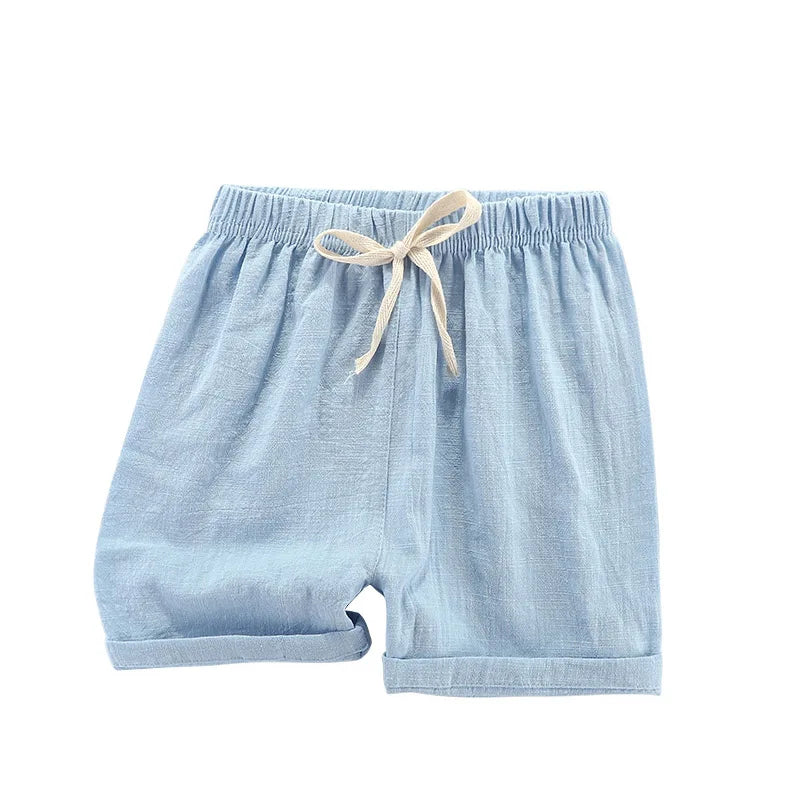 Girl's Linen Cotton Shorts