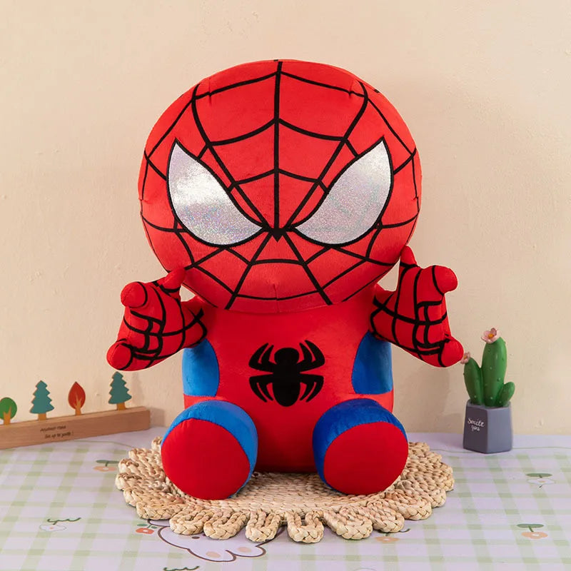 Marvel Movie The Avengers Anime Cartoon Figure Spider Man Fills Plush Toys 25CM Stuffed Dolls Child Christmas Gifts