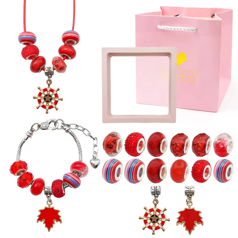 DIY Charms Bracelet Making Set