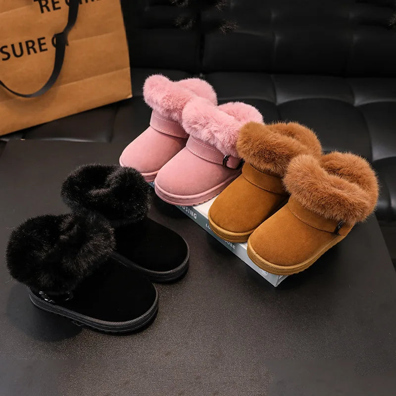 Kids Plush Snow Boots