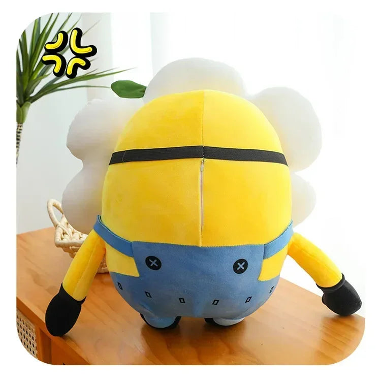 Movie Minions Plush Bob+Tim Series Bob Holding Tim Bear Doll High Quality Cute Animal Toys Christmas Gifts