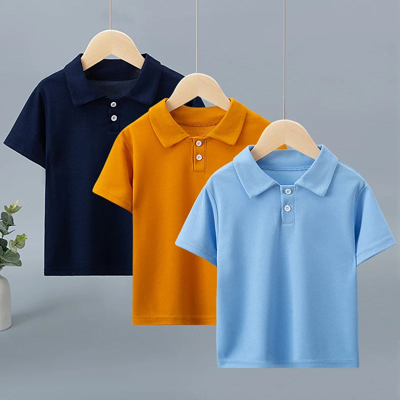 Comfortable Solid Color POLO  T-shirt