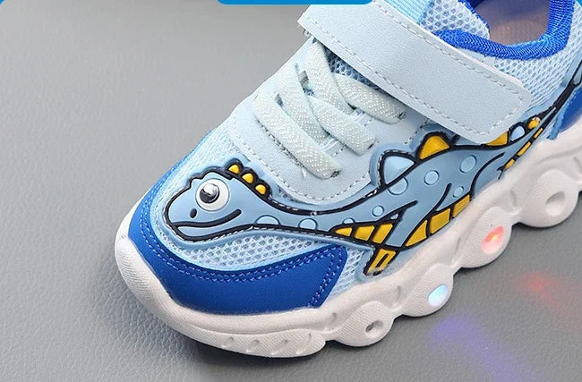 Children LED Cartoon Sneakers