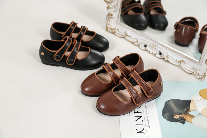 Girls Leather Dress Shoes