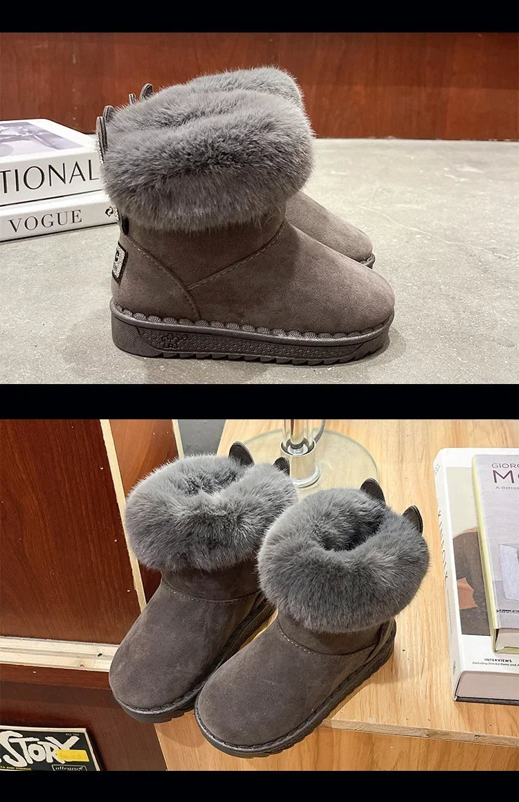 Soft Warm Cotton Snow Boots