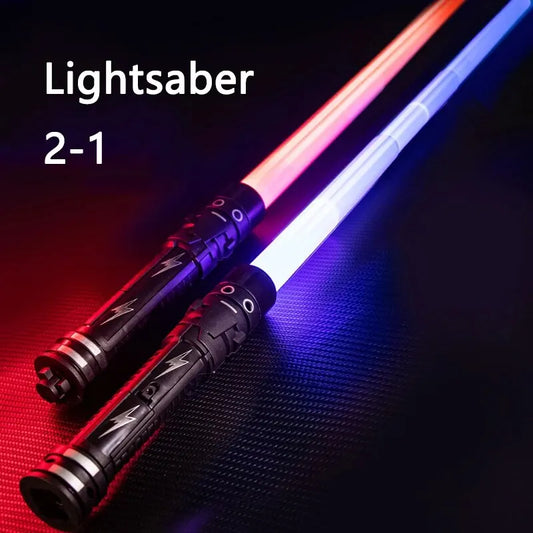 Red and Blue Double Lightsaber