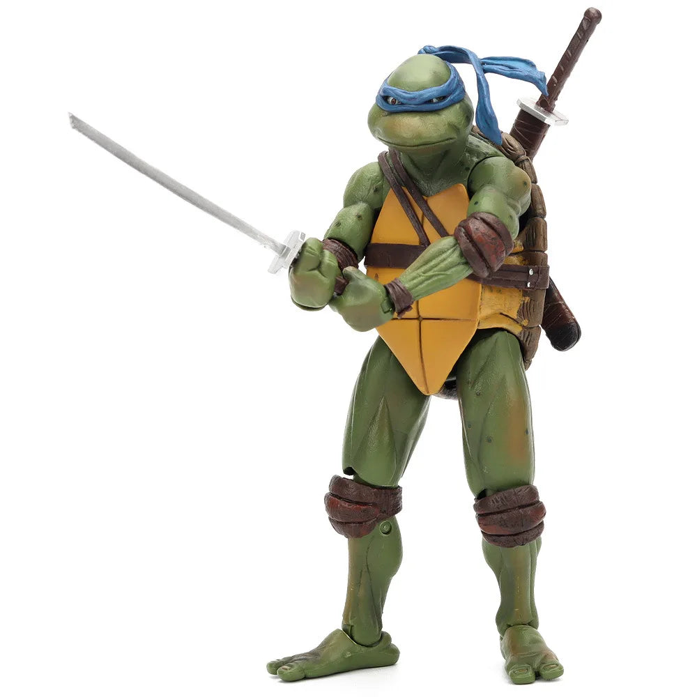 Teenage Mutant Ninja Turtles TMNT Leonardo Raphael Donatello Action Figure Model Turtle Ninja Movie Anime KidsToy Doll Gift